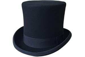 GEMVIE Sombrero de Copa Sombreros de Fiesta mágicos Sombrero Adulto Sombrero Alto para Mujeres Hombres