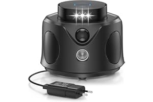 HOPPE'S Marderschreck mit Stecker, Marderabwehr Dachboden mit Ultraschall, Ultrasonic Mäuseabwehr 360° Rat Repellent, Marderschreck für Dachboden, Haus, Garten, Garage, 3 Arbeitsmodi