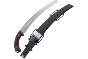 Silky 270–33 Zubat Handsäge mit Scheide, gebogene Klinge, 330 mm, 1,5 mm Klingenstärke, professionelle Serie