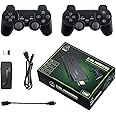 Wireless Retro Game Console, Plug and Play Video Game Stick Built in 10000+ Games,9 Classic Emulators, 4K High Definition HDMI Output for TV with Dual 2.4G Wireless Controllers(64G)
