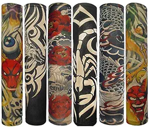 Navkar Crafts Cotton Full Hands UV Protection Cooling Tattoo Arm Sleeves for Men & Women Perfect for Cycling, Driving, Running, Basketball, Football & Outdoor Activities