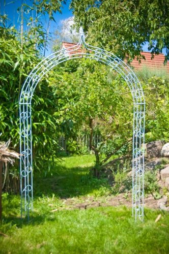 Rosenbogen aus Metall 10mm Massiveisen! Breite: 160cm Verzinkt / Zink - 3