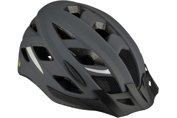 FISCHER Erwachsene Fahrradhelm, Radhelm, Cityhelm Urban, S/M oder L/XL, mit beleuchtetem Innenring-System, verschiedene Farbe