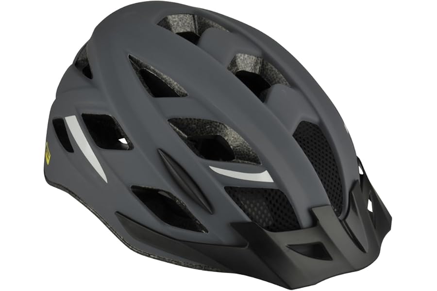 Fischer Erwachsene Fahrradhelm, Radhelm, Cityhelm Urban Lano, mit beleuchtetem Innenring-System