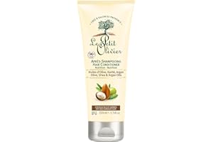 LE PETIT OLIVIER - Après-Shampooing Crème Soin Nutrition - Huiles D'Olive, Karité & Argan - Nourrit, Répare & Protège - Cheveux Secs & Abîmés - Sans Silicone Sans Sulfate - Fabriqué en France - 200 ml