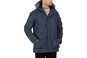 Regatta Kurtka męski Salinger II Waterproof Breathable Taped Seams Insulated Taffeta Lining Hooded With Removable Faux Fur Trim Jacket