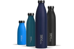 720°DGREE Borraccia termica 750 ml "milkyBottle" - Senza BPA, Prova di Perdite - Bottiglia acqua termiche in acciaio inox - Borracce perfetto per bevande calde, fredde, università, ufficio, all'aperto