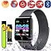 Produktbild Bluetooth Smartwatch Fitness Uhr Intelligente Armbanduhr Fitness Tracker Smart Watch Sport Uhr mit Kamera Schrittzähler Schlaftracker Romte Capture Kompatibel mit Android Smartphone (M19-Black)