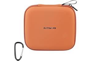 Fegat Torba na drona DJI Flip do przechowywania korpusu drona z klapką, twarda obudowa, odporna na uderzenia torba do przechowywania, pomarańczowy, organizer do walizki