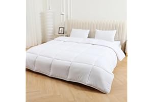 DN COLLECTION 16.5 TOG King Duvet Soft Touch Microfibre Box Stitched Extra Warm Winter Quilt Feels Like Down Size 230x220cm Anti Allergy (16.5 Tog King)