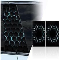 B-Säulen Aufkleber Auto - Bunte Rauchmotive Für Individuelles Design