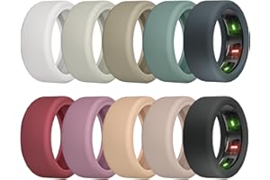 SIMPLETHINGS SimpleTings Smart Ring Protector Lot de 3 coques de protection en silicone anti-rayures pour bague Oura/Ultrahuman Ring/Sumsang Galaxy Ring Cover pour Oura Gen 3/Ultrahuman Ring Air pour Working Out