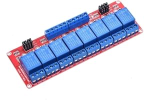 PENGLIN Relay Module with Optocoupler High/Low Level Trigger for Arduino (5V Relay 8 Channel)