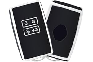 OFFCURVE Etui a Clef Couvre Clef Étui à Clé Coque Clé pour Renault Clio Espace 5 Master Bus Talisman Megane USW Fluence Duster Megane Kadjar Coque Captur Zoe Koleos Scenic Arkana Dacia Sandero Kangoo