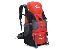 Bseash 50L Mochila de senderismo ligera y resistente al agua, mochila de deporte al aire libre, bolsa de viaje para escalar, acampar, viajar