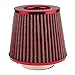 Magideal 3" Car Air Filter Round Tapered Universal Cold Air Intake Kits Red RS.869.00