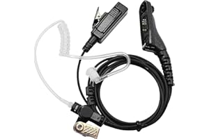DULUOK Acoustic Tube Earpiece Headset with Microphone, Multi Pin 2 Way Radio Covert Security Bodyguard PTT Earpiece Headset for Motorola DP3400 DP3401 DP3600 DP3601 XPR6300 XPR6350 XPR6380 APX1000 APX4000