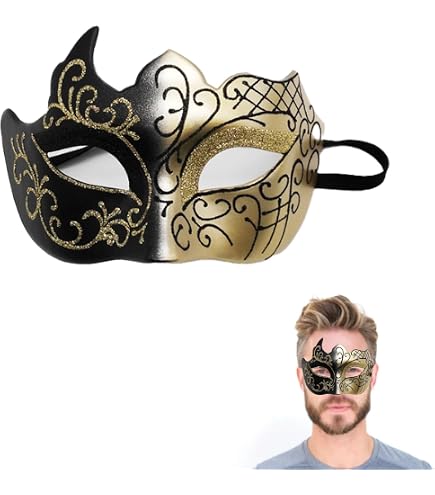 Máscara Veneciana De Bufón De Carnaval – Completa De Plástico, Tamaño 39x33x16 Cm, Para Halloween Y Fiestas De Disfraces