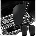 VELEGO 2Pcs Silicone Car Gear Shift Cover,Great Anti-Slip Automatic Gear Shift Knob Stick Protector for Man&Women Car Decor,Universal Interior Car Accessories for Car SUV Truck (black)