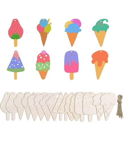 Baker Ross Schwammartige Eiscreme-Bastelformen Zum Selbstgestalten – 6 Stück Für Kinderkunst