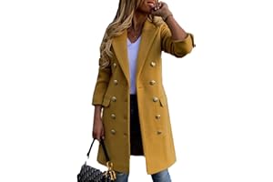 WHZXYDN Cappotti di Lana Autunnali E Invernali I Cappotti di Lana da Donna Sono alla Moda da Tenere al Caldo