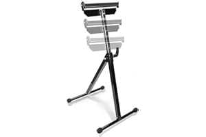 Lospitch Rollenbock, 68-108 cm höhenverstellbar Klappbock Stützbock 90 kg Tragkraft mit rutschfesten Füßen