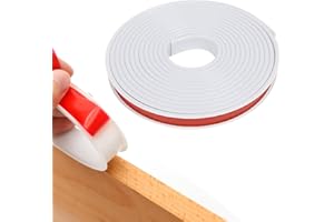 HUAMIRRA 5M U Form Selbstklebend Möbelkantenband, Innenbreite 18mm Flexible TPE Faltbarer,Möbelkantenband, Umleimer Furnierklebeband, Möbelkantenumleimer, Eckverbindungsklebeband, für Tisch, Schrank