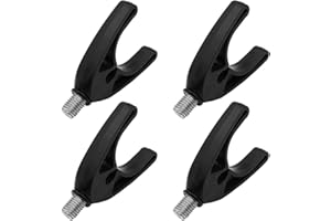 Hsthe Sea 4 pièces Repose-Canne à pêche Repose-Canne M3/8 Repose-Canne à poignée Bout à Bout, Support de Canne à pêche en Forme de U pour Tous Les Porte-Cannes Rod pod et Bank Stick