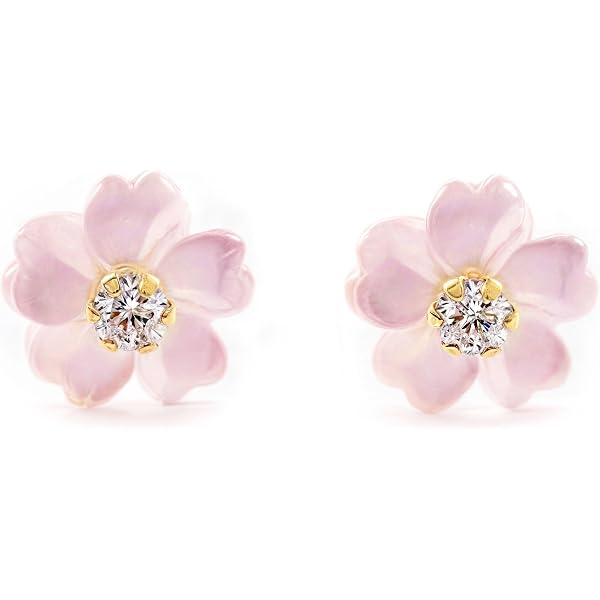 Orecchini bambini fiore margherita Oro Giallo 9K