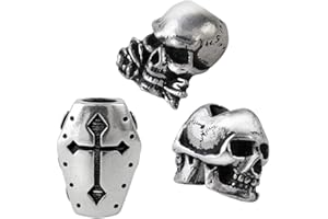 METALLICA Alchemy Gothic Janus/Coffin/Alchemist Men Beard Beads Standard, Pewter,