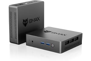‎BMAX BMAX Mini PC W-11 N5095 (bis zu 2,9 GHz) 8GB LPDDR4 256GB SSD,Micro PC,2,5-Zoll-SSD/Gigabit Ethernet/WiFi-5/ BT5.0/ Dual HDMI/ 4K@60Hz UHD Dual Display Mini Computer Büro/Schule Mini Desktop Pc