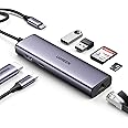 UGREEN Hub USB C Ethernet Gigabit Adattatore USB C a HDMI 4K 30Hz Lettore di Scheda SD TF Compatibile con MacBook Pro Air M2 