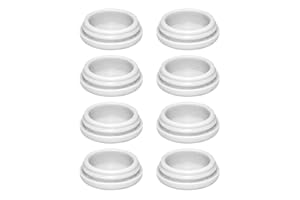 Wagner QuickClick® Patins en Plastique pour Meubles et chaises - Lot de 8 Patins de Rechange changeables - Hyper - diamètre Ø 20 mm - pour Base Ø 20 mm - Made en Allemagne - 15792800