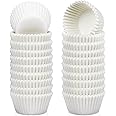 Beynant 500 Count Mini Cupcake Liners White Muffin Liners Greaseproof No Smell Small Cupcake Wrappers Baking Cups