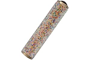 ZEALMAX Mehrfarbiges Glas klassisches Zinn Kaleidoskop, handgefertigtes Kaleidoskop klassisches nostalgisches Spielzeug für Kinder Erwachsene