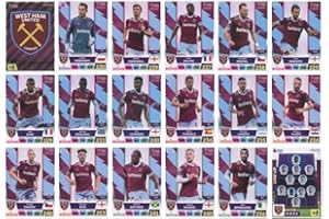 GENERIC PANINI ADRENALYN XL Premier League 2023 Full 18 Card Team Set WEST HAM