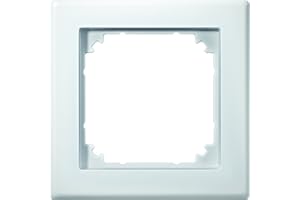 Schneider Electric 484119, polar white Merten frame, 1 socket, 1x M-SMART-Rahmen
