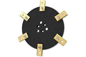 3DHERB Disco de cuchillo compatible con Worx Landroid Vision M800 WR208E, disco de 6 compartimentos/6 cuchillas, plato de corte en calidad probada, fabricado en Alemania, entrega sin cuchillas