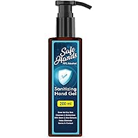 Bella Vita Organic SafeHands Hand Sanitizer 200 ml With Vit E, Neem & Aloe Vera Extracts