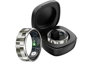 findtime Smart Ring Fitness Ring Smarring per uomo e donna Android iOS Misurazione della frequenza cardiaca Health Tracker Anello Analisi del sonno, cardiofrequenzimetro, contapassi, dati sportivi,