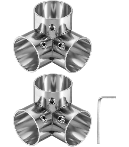 Sourcing Map 12 Gomiti PVC 90° Per Tubi 25 Mm – Raccordi Adattatori Per Fai Da Te, Irrigazione E Mobili - 2