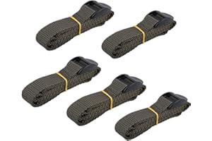 AGITATO 5pcs Trail Camera Straps, Camera Mount Strap Tree Mount Strap Luggage Strap, 1.45m, Dark Olive Green