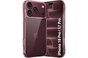 TheGiftKart Ultra-Hybrid Crystal Clear Back Case Cover for iPhone 18 Pro / 17 Pro | Shockproof Design | Camera Protection Bum