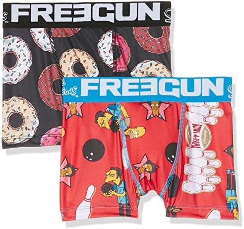 Freegun Simpsons Boy's Packx2 Boxer Shorts, Mehrfarbig (Multicolor A5), 10 Years
