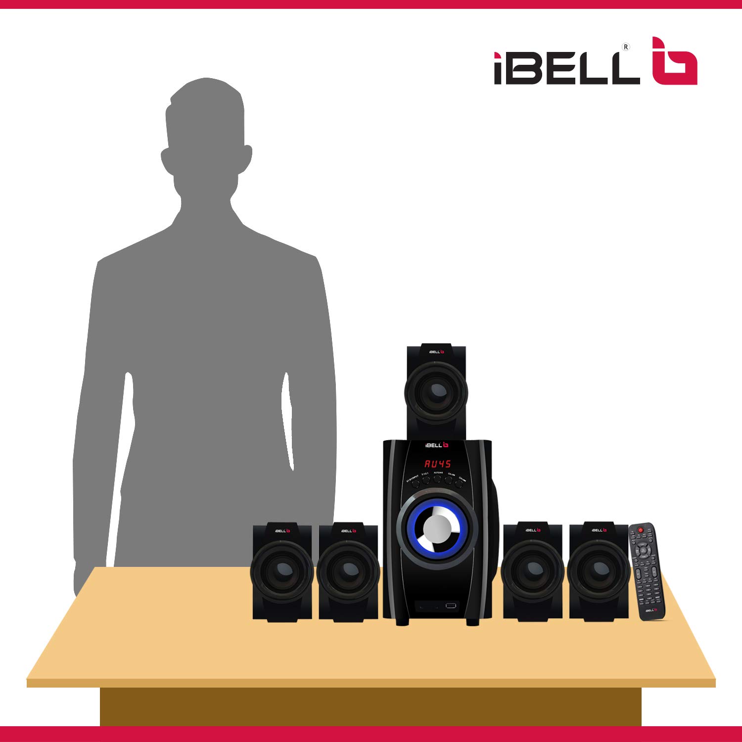 Buy iBELL IBL2045DLX 5.1 Home Theater 
