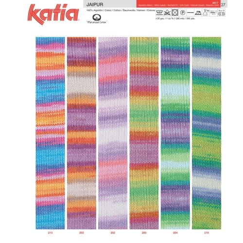 Katia Jaipur 207 alesan print 50g Wolle - 4