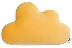 PEPI MADE IN POLAND Pepi - Kuschelkissen Kinder - Wolkenkissen - Handgenäht Kissen Kinderzimmer - Baby Kissen Wolke Deko - Kinderkissen Honey