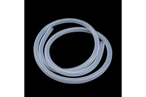 iMeistek Silicone Tube 15mm ID x 18mm OD 2 Meters, Flexible Food Grade Hose Silicone Tubing Water Air Tube Pipe Transparent