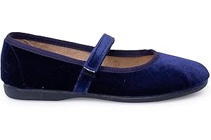 Pisamonas Ballerine Velluto Bambina Cinturino A Strappo