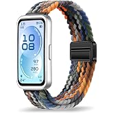Rongep [&Ouml;rg&uuml; Loop] Huawei Band 11/11 Pro ile Uyumlu Kordon Manyetik Tokalı Yumuşak ve Konforlu Huawei Band 11 Kordon Terletme